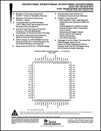 SNJ54ABTH18646AHV datasheet:  SCAN TEST DEVICES WITH 18-BIT TRANSCEIVERS AND REGISTERS SNJ54ABTH18646AHV