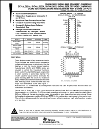 SN54ALS652JT datasheet:  OCTAL BUS TRANSCEIVERS AND REGISTERS WITH 3-STATE OUTPUTS SN54ALS652JT