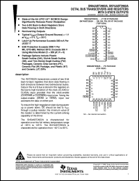 SN74ABT2952ADBLE datasheet:  OCTAL BUS TRANSCEIVERS AND REGISTERS WITH 3-STATE OUTPUTS SN74ABT2952ADBLE