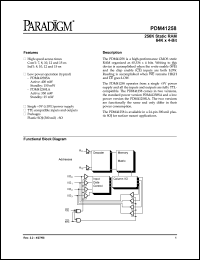 PDM41258SA7SOTR datasheet: 256K static RAM 64K x 4-bit PDM41258SA7SOTR