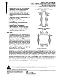 SN74ABT651NT datasheet:  OCTAL BUS TRANSCEIVERS AND REGISTERS WITH 3-STATE OUTPUTS SN74ABT651NT