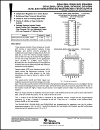 SN74ALS646A-1DW datasheet:  OCTAL BUS TRANSCEIVERS/REGISTERS WITH 3-STATE OUTPUTS SN74ALS646A-1DW