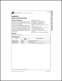 5962-9321701QSA datasheet: Octal D-Type Flip-Flop 5962-9321701QSA