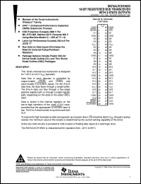 SN74ALVCH16524DLR datasheet:  18-BIT REGISTERED BUS TRANSCEIVER WITH 3-STATE OUTPUTS SN74ALVCH16524DLR