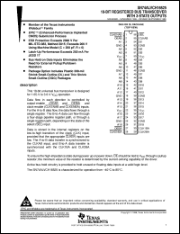 SN74ALVCH16525DLR datasheet:  18-BIT REGISTERED BUS TRANSCEIVER WITH 3-STATE OUTPUTS SN74ALVCH16525DLR