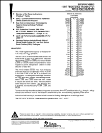 SN74ALVCH16543DLR datasheet:  16-BIT REGISTERED TRANSCEIVER WITH 3-STATE OUTPUTS SN74ALVCH16543DLR