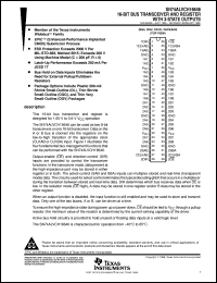 SN74ALVCH16646DGGR datasheet:  16-BIT BUS TRANSCEIVER AND REGISTER WITH 3-STATE OUTPUTS SN74ALVCH16646DGGR