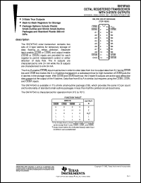 SN74F543DBR datasheet:  OCTAL REGISTERED TRANSCEIVER WITH 3-STATE OUTPUTS SN74F543DBR