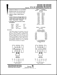 SN74LS646DW datasheet:  OCTAL BUS TRANSCEIVERS AND REGISTERS SN74LS646DW