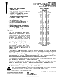 SN74LVC16646DL datasheet:  16-BIT BUS TRANSCEIVER AND REGISTER WITH 3-STATE OUTPUTS SN74LVC16646DL