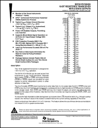 SN74LVCH16543ADGVR datasheet:  16-BIT REGISTERED TRANSCEIVER WITH 3-STATE OUTPUTS SN74LVCH16543ADGVR