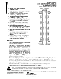 SN74LVCH16952ADGVR datasheet:  16-BIT REGISTERED TRANSCEIVER WITH 3-STATE OUTPUTS SN74LVCH16952ADGVR