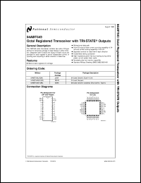 5962-9231401Q3A datasheet: Octal Registered Transceiver with TRI-STATE Outputs 5962-9231401Q3A