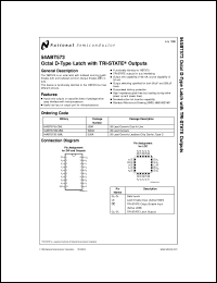 5962-9321901QRA datasheet: Octal D-Type Latch with TRI-STATE Outputs 5962-9321901QRA