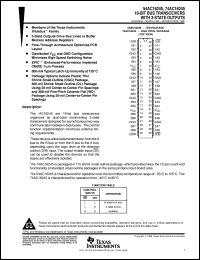 74AC16245DGGR datasheet:  16-BIT BUS TRANSCEIVERS WITH 3-STATE OUTPUTS 74AC16245DGGR