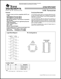5962-9221401M2A datasheet:  OCTAL BUS TRANSCEIVERS WITH 3-STATE OUTPUTS 5962-9221401M2A
