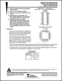 SNJ54AHCT245FK datasheet:  OCTAL BUS TRANSCEIVERS WITH 3-STATE OUTPUTS SNJ54AHCT245FK