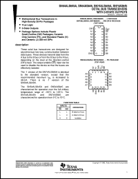 SNJ54AS645FK datasheet:  OCTAL BUS TRANSCEIVERS WITH 3-STATE OUTPUTS SNJ54AS645FK