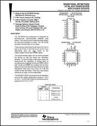 SNJ54BCT620AFK datasheet:  OCTAL BUS TRANSCEIVERS WITH 3-STATE OUTPUTS SNJ54BCT620AFK