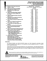 5962-9668601QXA datasheet:  3.3-V ABT 16-BIT BUS TRANSCEIVERS WITH 3-STATE OUTPUTS 5962-9668601QXA