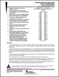 SN74ABTH162245DL datasheet:  16-BIT BUS TRANSCEIVERS WITH 3-STATE OUTPUTS SN74ABTH162245DL