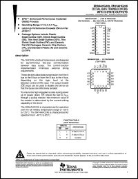 SN74AHC245DGVR datasheet:  OCTAL BUS TRANSCEIVERS WITH 3-STATE OUTPUTS SN74AHC245DGVR