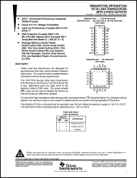 SN74AHCT245DWR datasheet:  OCTAL BUS TRANSCEIVERS WITH 3-STATE OUTPUTS SN74AHCT245DWR