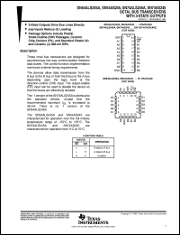 SN74ALS245ADBR datasheet:  OCTAL BUS TRANSCEIVERS WITH 3-STATE OUTPUTS SN74ALS245ADBR