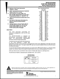 SN74ALVCH16245DGVR datasheet:  16-BIT BUS TRANSCEIVER WITH 3-STATE OUTPUTS SN74ALVCH16245DGVR