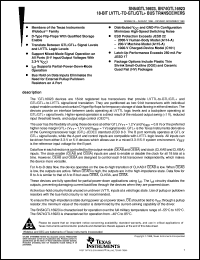 SN74GTL16923DGGR datasheet:  18-BIT LVTTL TO GTL/GTLPLUS BUS TRANSCEIVERS SN74GTL16923DGGR