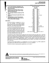 SN74LV161284DL datasheet:  19-BIT BUS INTERFACE SN74LV161284DL