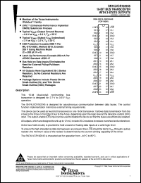 SN74LVCR162245DLR datasheet:  16-BIT BUS TRANSCEIVER WITH 3-STATE OUTPUTS SN74LVCR162245DLR