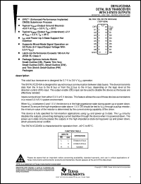 SN74LVCZ245AN datasheet:  OCTAL BUS TRANSCEIVER WITH 3-STATE OUTPUTS SN74LVCZ245AN