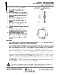 SN74LVTH245ADBLE datasheet:  3.3-V ABT OCTAL BUS TRANSCEIVERS WITH 3-STATE OUTPUTS SN74LVTH245ADBLE