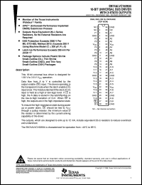 SN74ALVC162834VR datasheet:  18-BIT UNIVERSAL BUS DRIVER WITH 3-STATE OUTPUTS SN74ALVC162834VR