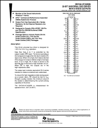 SN74ALVC162836DLR datasheet:  20-BIT UNIVERSAL BUS DRIVER WITH 3-STATE OUTPUTS SN74ALVC162836DLR