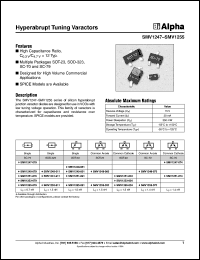 SMV1255-011 datasheet: Hyperabrupt  tuning varactor SMV1255-011