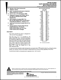 SN74ALVC16334DL datasheet:  16-BIT UNIVERSAL BUS DRIVER WITH 3-STATE OUTPUTS SN74ALVC16334DL