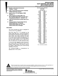 SN74ALVC16835DLR datasheet:  18-BIT UNIVERSAL BUS DRIVER WITH 3-STATE OUTPUTS SN74ALVC16835DLR