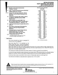 SN74ALVCH162334VR datasheet:  16-BIT UNIVERSAL BUS DRIVER WITH 3-STATE OUTPUTS SN74ALVCH162334VR