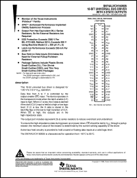 SN74ALVCH162835DL datasheet:  18-BIT UNIVERSAL BUS DRIVER WITH 3-STATE OUTPUTS SN74ALVCH162835DL