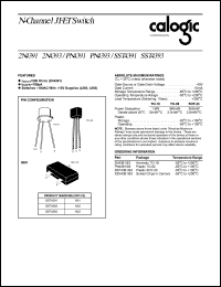 2N4393 datasheet: 40 V, N-Channel JFET switch 2N4393