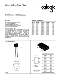 CA502 datasheet: 0.43 mA, Current regulator diode CA502