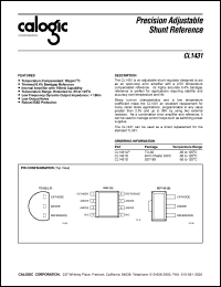 CL1431LP datasheet: Precision adjustable shunt reference CL1431LP