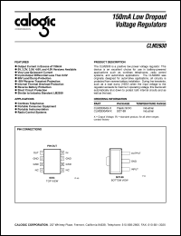 CLM2930AS-3.5 datasheet: 3.5 V, 150 mA low dropout voltage regulator CLM2930AS-3.5
