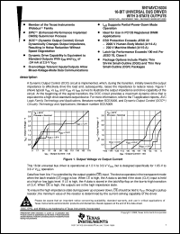 SN74AVC16334DGVR datasheet:  16-BIT UNIVERSAL BUS DRIVER WITH 3-STATE OUTPUTS SN74AVC16334DGVR