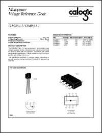 CLM285-1.2 datasheet: Micropower voltage regulator diode CLM285-1.2