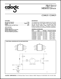 CLM4429CP datasheet: High speed MOSFET driver CLM4429CP