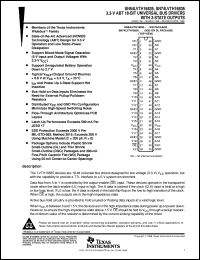 SN74LVTH16835DL datasheet:  3.3-V ABT 18-BIT UNIVERSAL BUS DRIVERS WITH 3-STATE OUTPUTS SN74LVTH16835DL