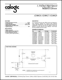 CLM4428CY datasheet: 1.5A dual high speed MOSFET driver CLM4428CY